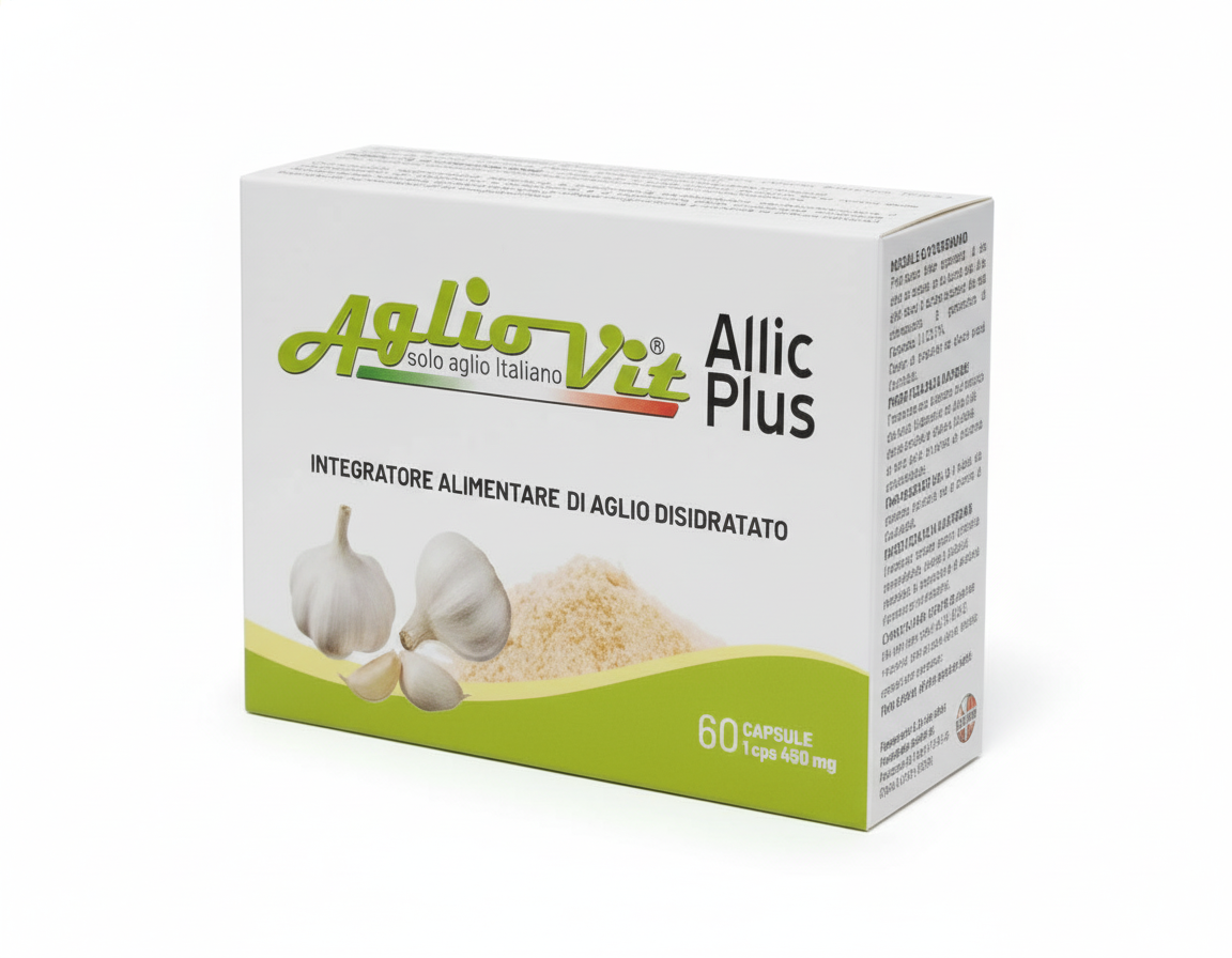 Allic Plus 60 capsule da 450 mg.